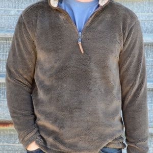 True Grit Pebble Pile, 1/4 zip pullover.